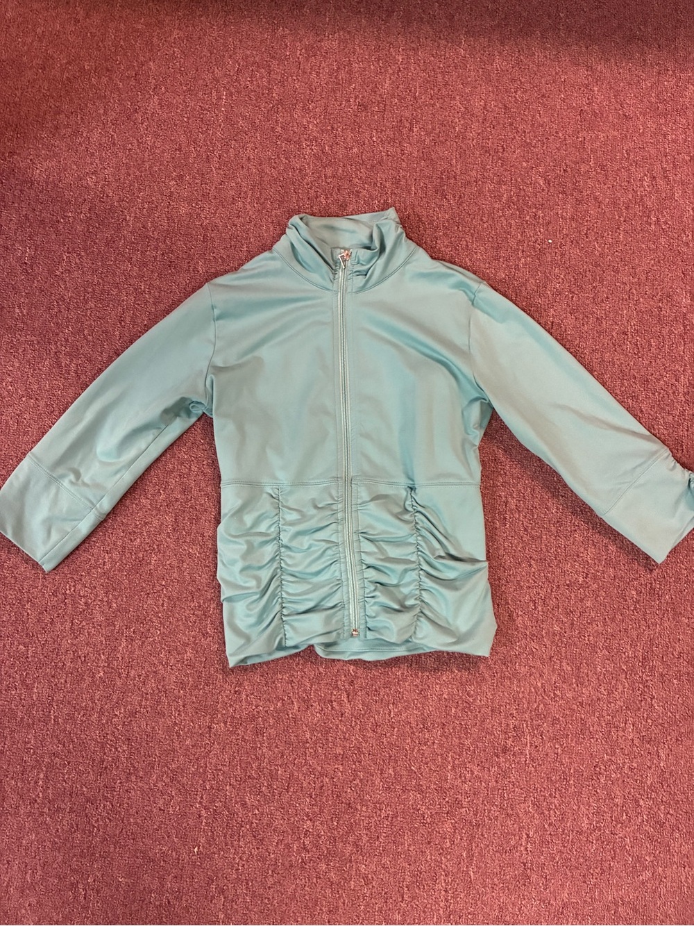 Lucy light Green Zip-Front